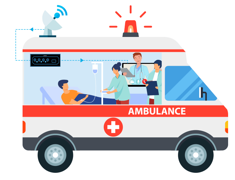 Video Conferencing in Ambulances: Fast, Remote Treatment