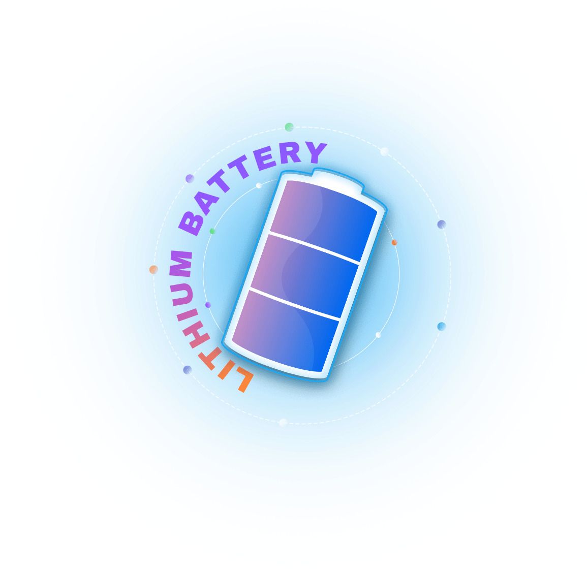 Lithium battery giving eight hours of backup