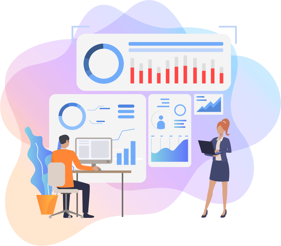 Business intelligence dashboards built on the on premise analytics stack