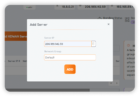 A wide area network defined in software rather than in hardware